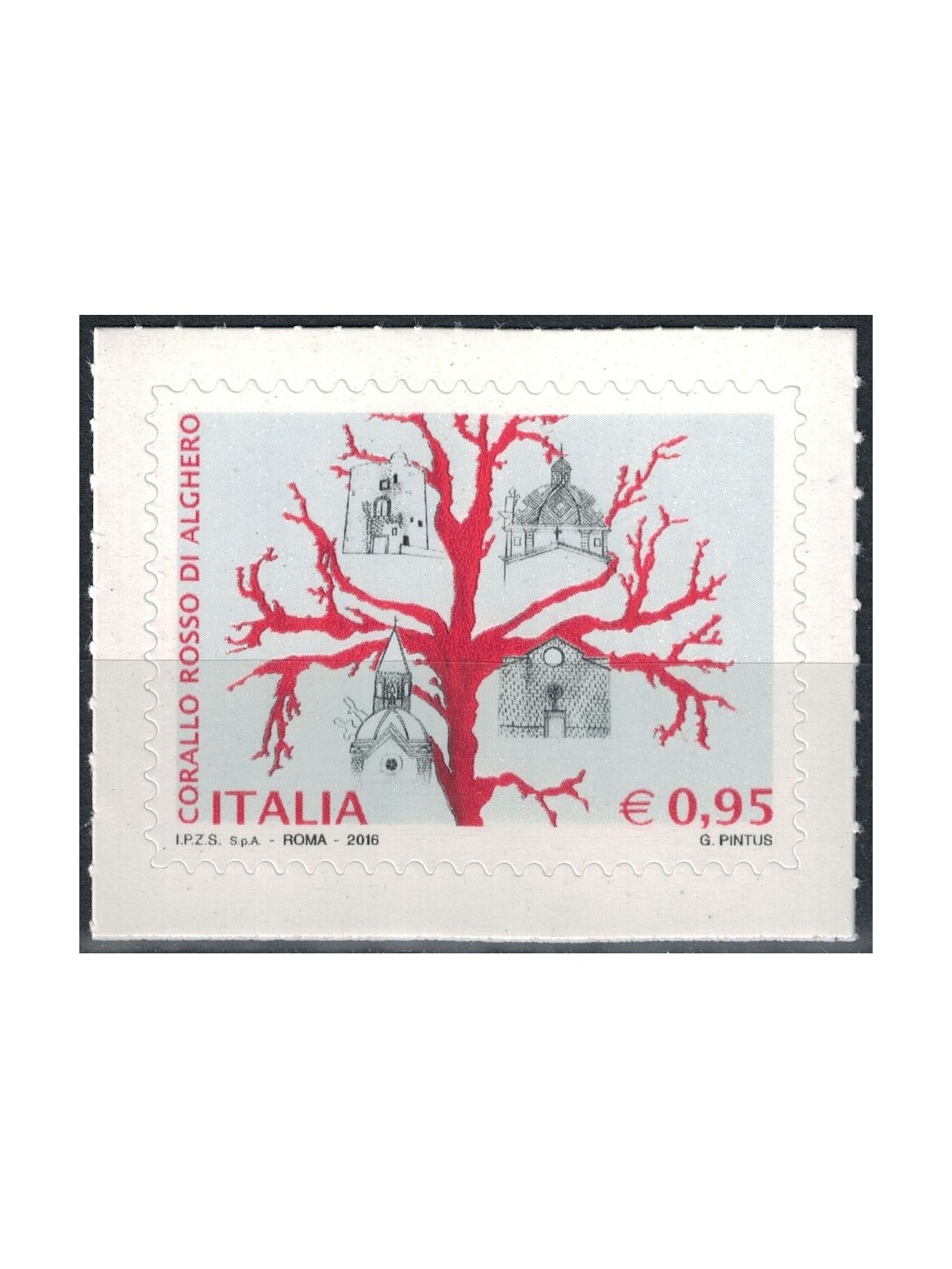 ITALIA 2016 Corallo rosso di Alghero MNH**