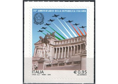 ITALIA 2016 Anniversario della Repubblica Italiana MNH**