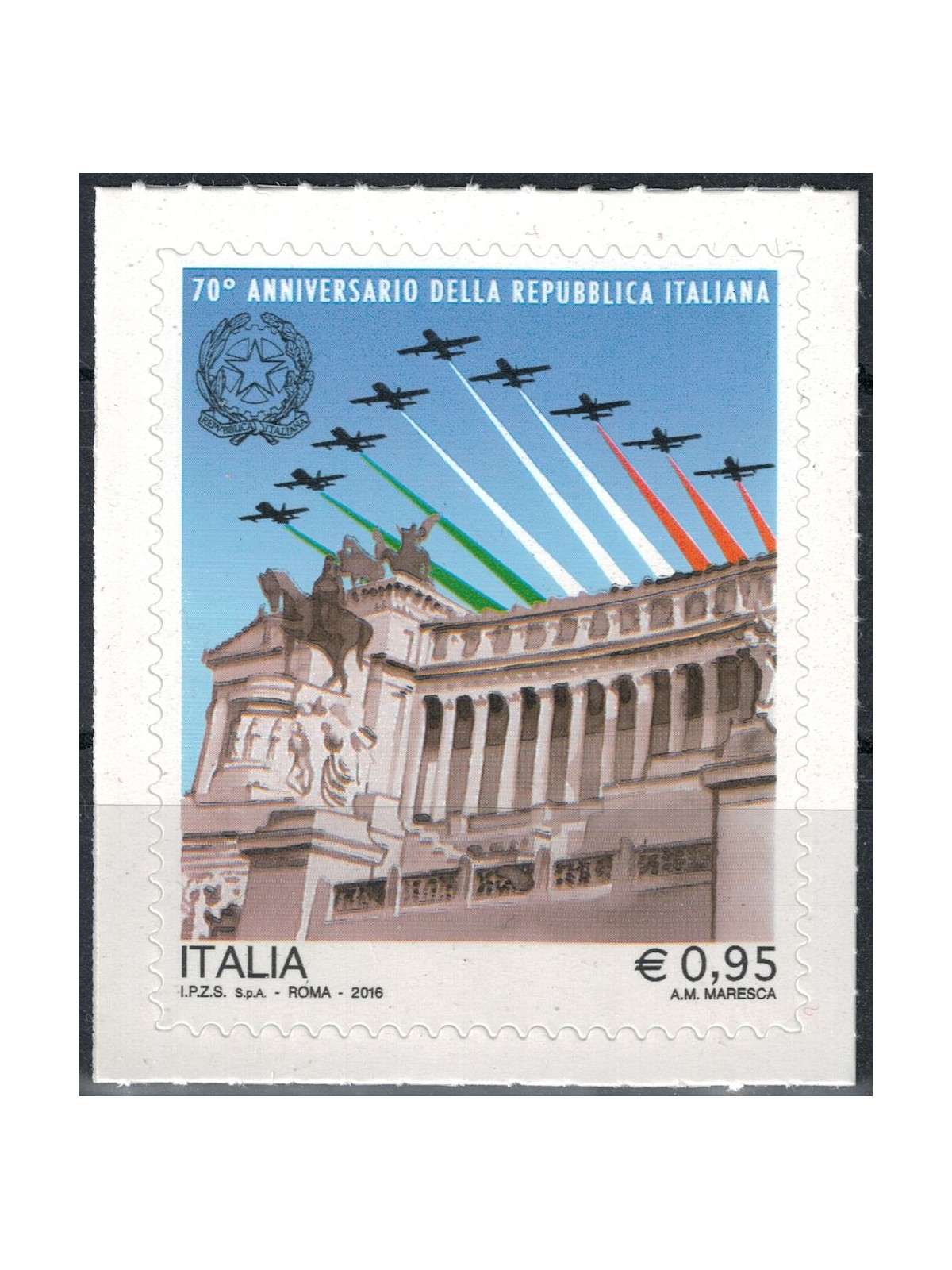 ITALY 2016 Anniversary of the Italian Republic MNH**
