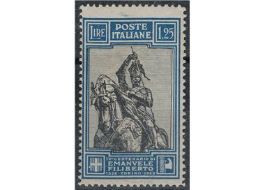 ITALY KINGDOM 1928 Emanuele Filiberto £1.25 dent. 13¾ MNH** ©