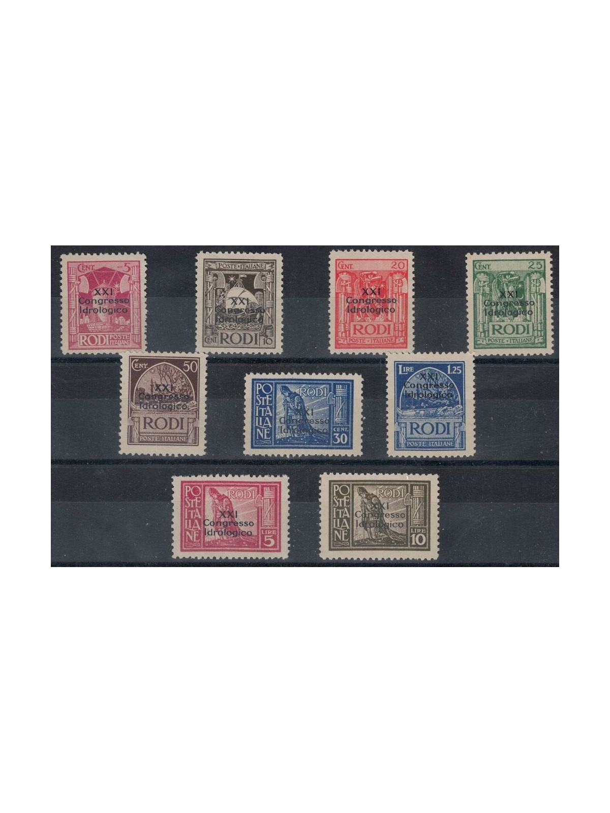 EGEO 1930 Hydrological Congress 9v MNH** © (Luxury)