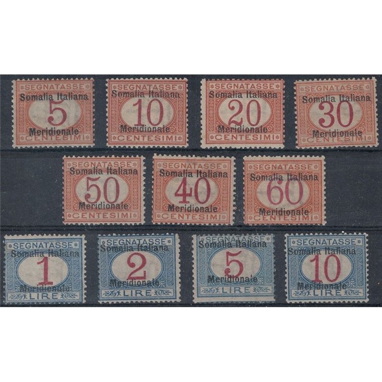 SOMALIA ITALIANA 1906 Segnatasse 11v MNH** ©