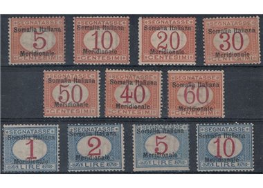 SOMALIA ITALIANA 1906 Segnatasse 11v MNH** ©