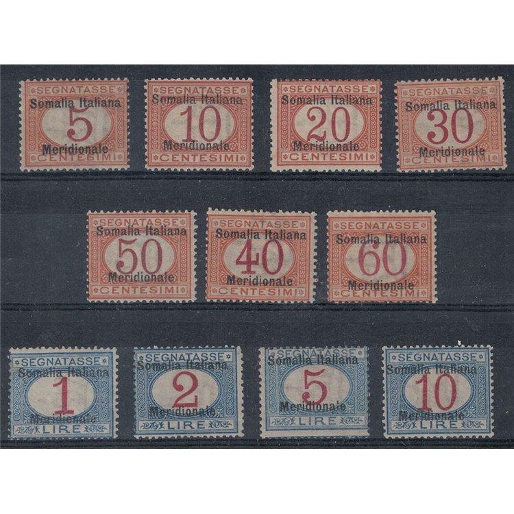 SOMALIA ITALIANA 1906 Segnatasse 11v MNH** ©