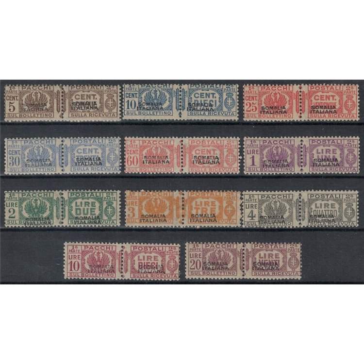 ITALIAN SOMALIA 1928-41 Postal parcels 11v MNH** ©