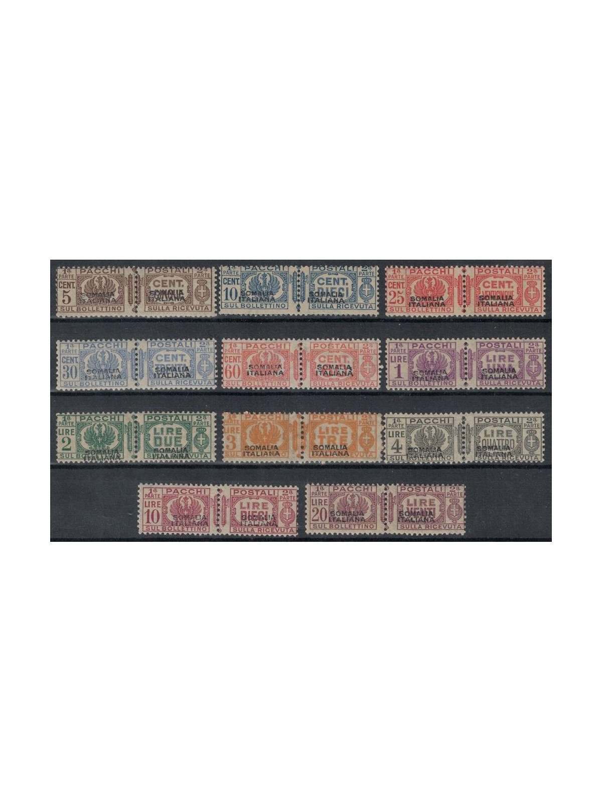 SOMALIA ITALIANA 1928-41 Pacchi postali 11v MNH** ©