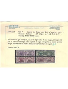SOMALIA ITALIANA 1928-41 Pacchi postali 11v MNH** ©