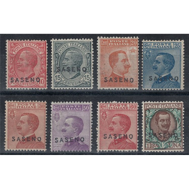 SASENO 1923 Serie ordinaria 8v MNH** © (Lusso)