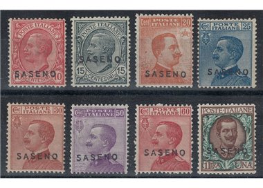 SASENO 1923 Serie ordinaria 8v MNH** © (Lusso)