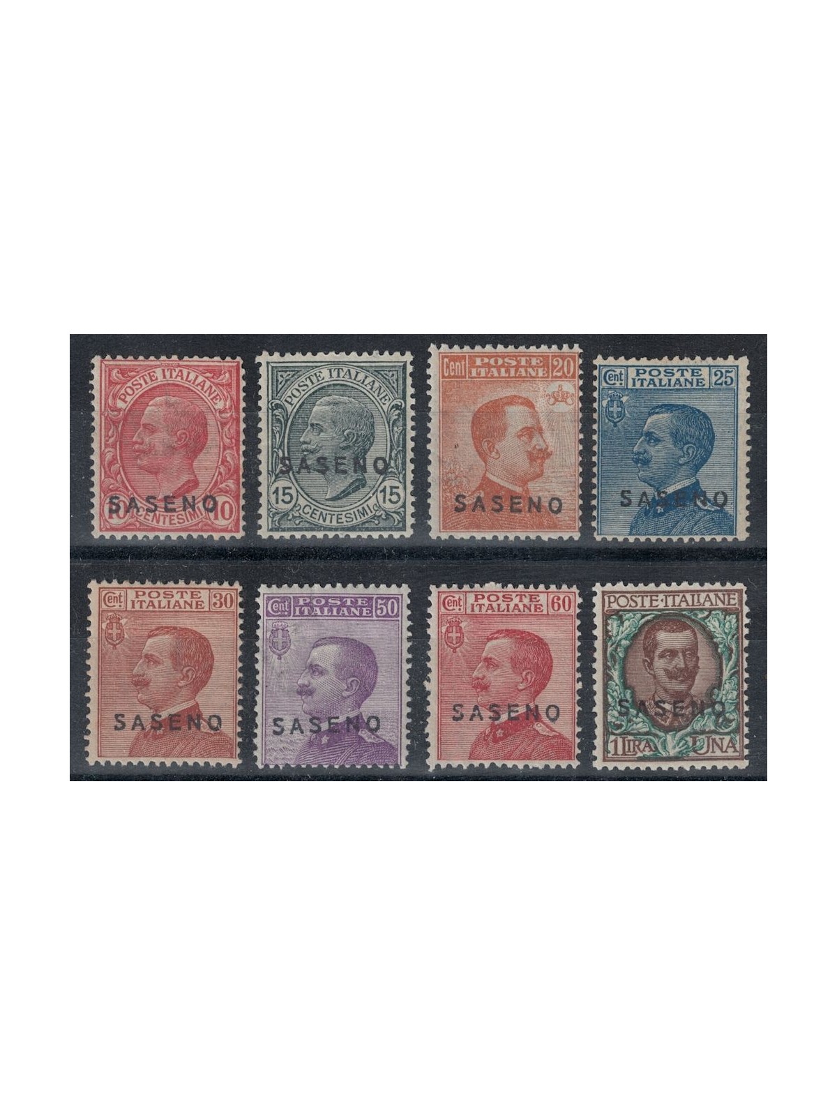 SASENO 1923 Ordinary set 8v MNH** © (Luxury)