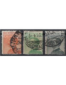 ITALIA REGNO 1925 Michetti, serie ordinaria 3v us