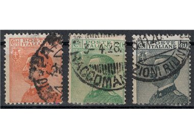ITALIA REGNO 1925 Michetti, serie ordinaria 3v us