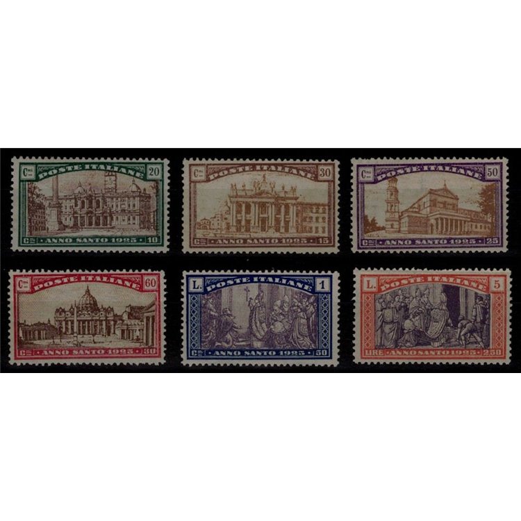 ITALY KINGDOM 1924 Holy Year 6v MNH** © (Luxury)