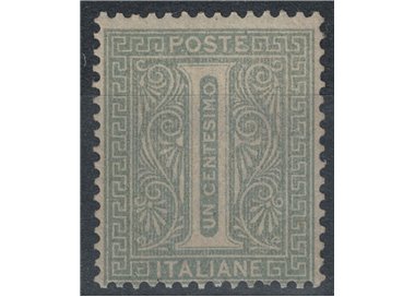 ITALIA REGNO 1863 De La Rue 1c verde (Londra) MNH** ©