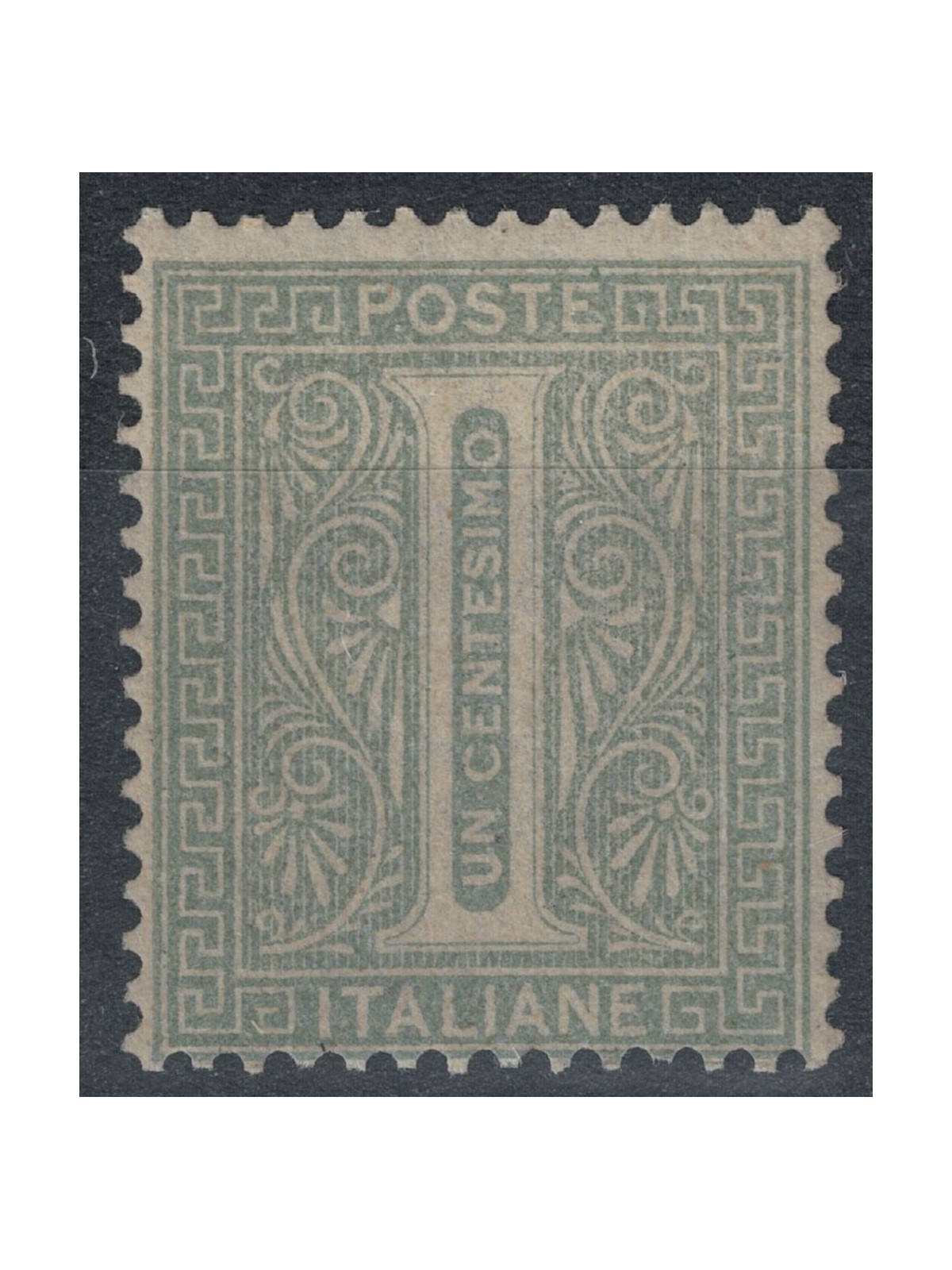 ITALY KINGDOM 1863 De La Rue 1c green (London) MNH** ©