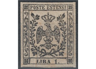 DUCATO DI MODENA 1852 Aquila estense £1 MNH** ©