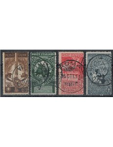 ITALIA REGNO 1911 Unità d'Italia 4v us ©