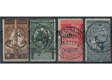 ITALY KINGDOM 1911 Unification of Italy 4v us ©