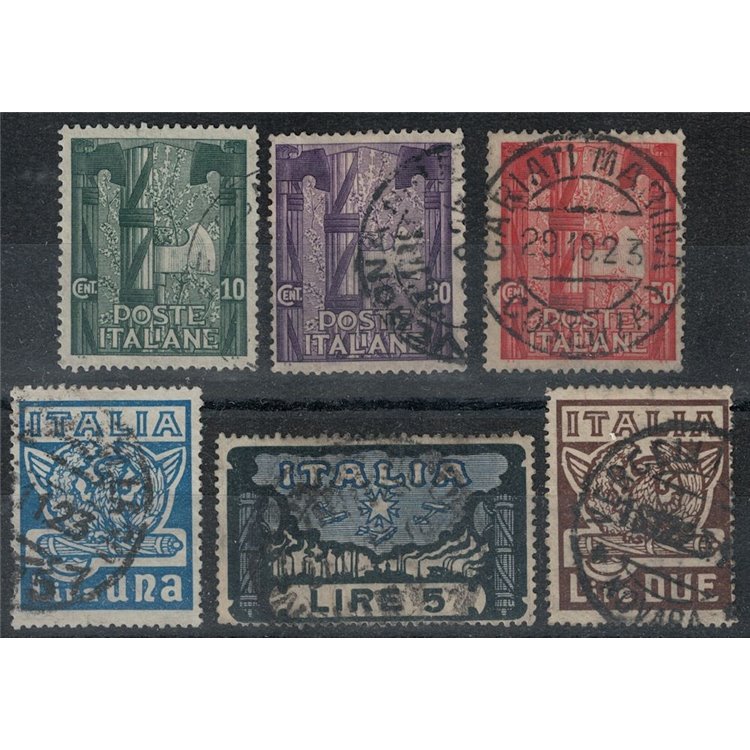 ITALIA REGNO 1923 Marcia su Roma 6v us ©