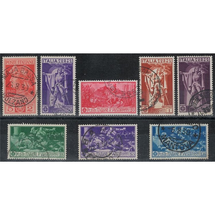 ITALY KINGDOM 1930 Francesco Ferrucci 8v us ©