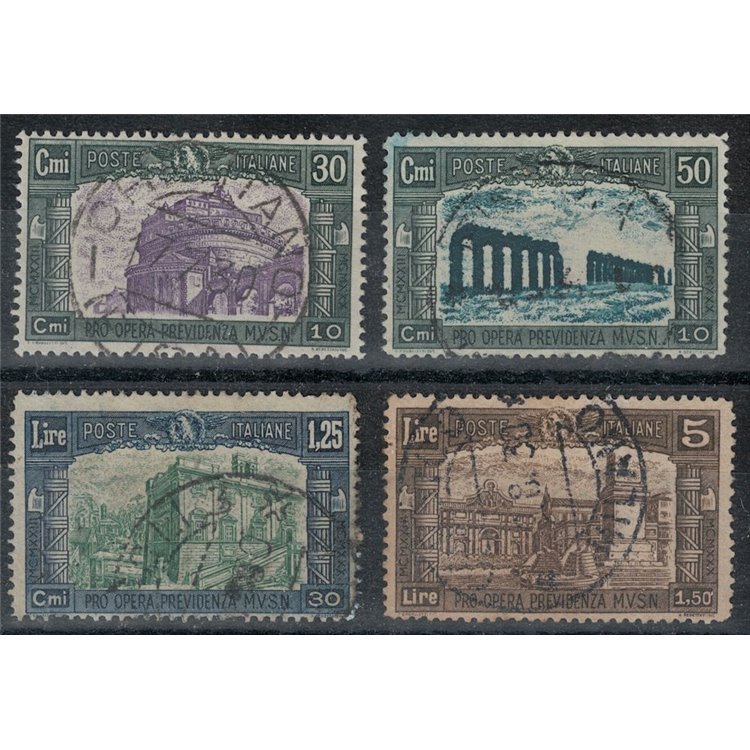 ITALY KINGDOM 1930 Militia III 4v us ©