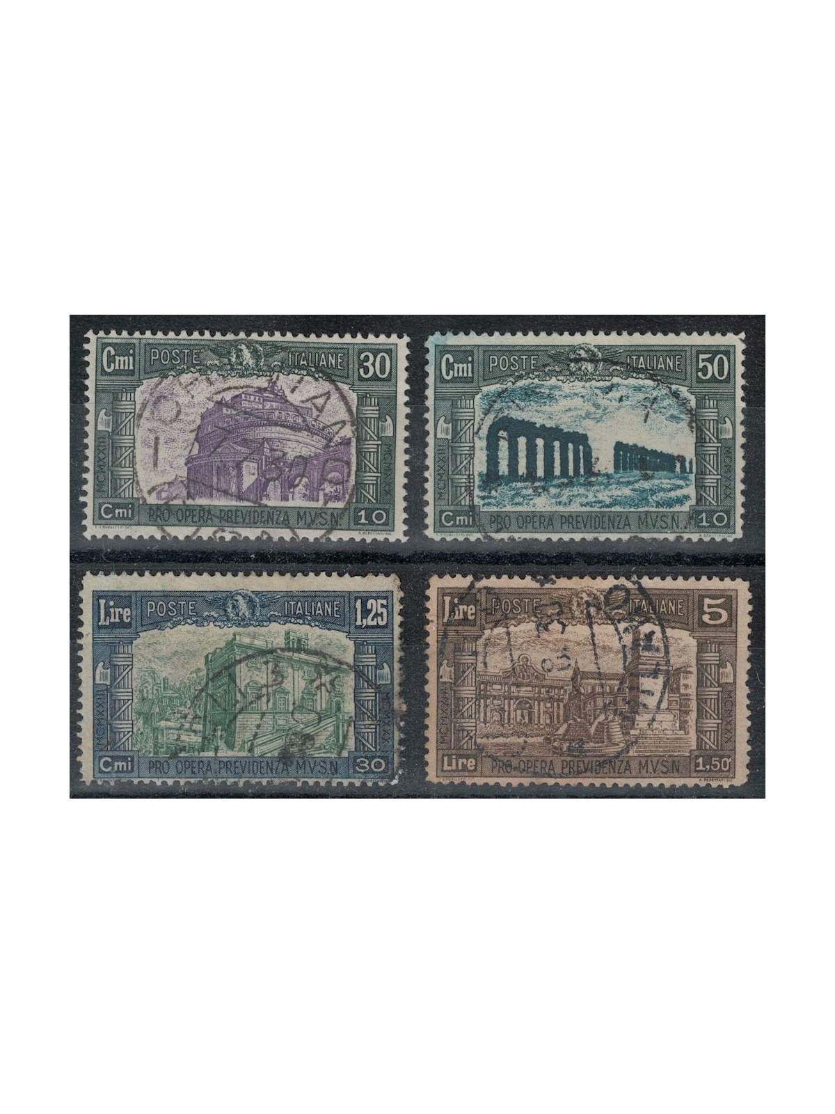 ITALIA REGNO 1930 Milizia III 4v us ©