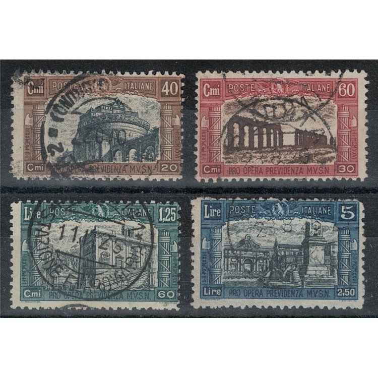 ITALIA REGNO 1926 Milizia I 4v us ©