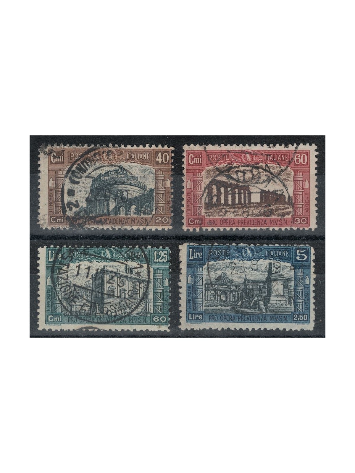 ITALIA REGNO 1926 Milizia I 4v us ©