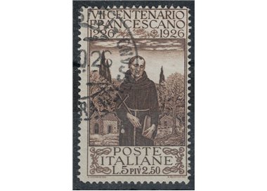 ITALY KINGDOM 1926 San Francesco 5£ us ©