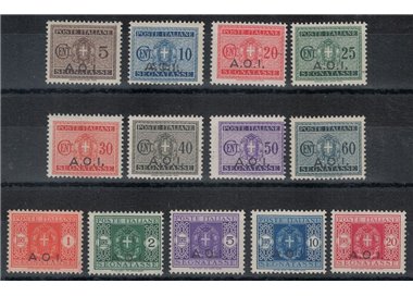 ITALIAN EAST AFRICA 1941 Postage Due 13v MNH** ©