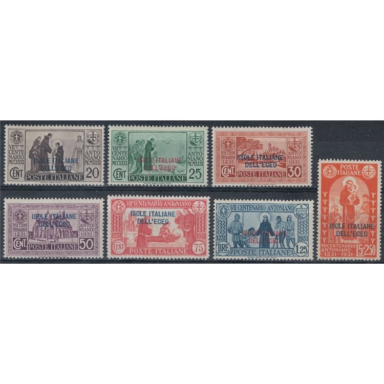EGEO 1932 Sant'Antonio 7v MNH** ©