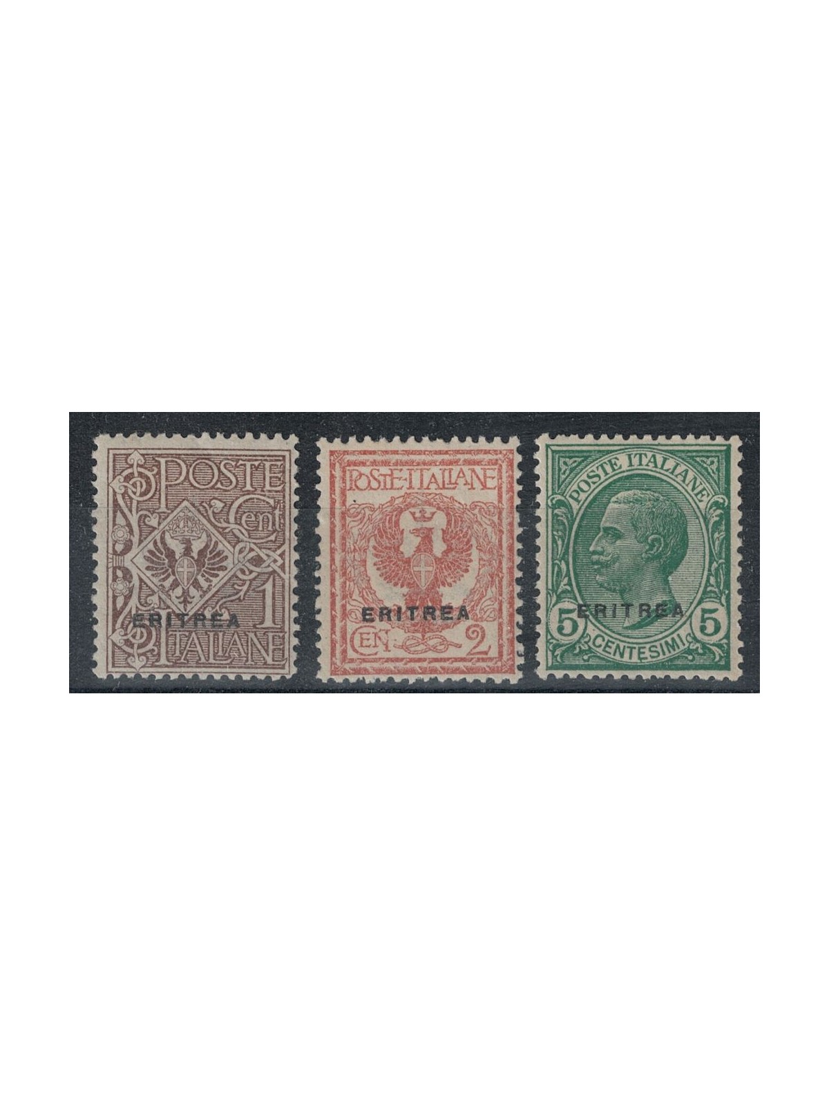 ERITREA 1924 Ordinary series 3v MNH** © (Luxury)