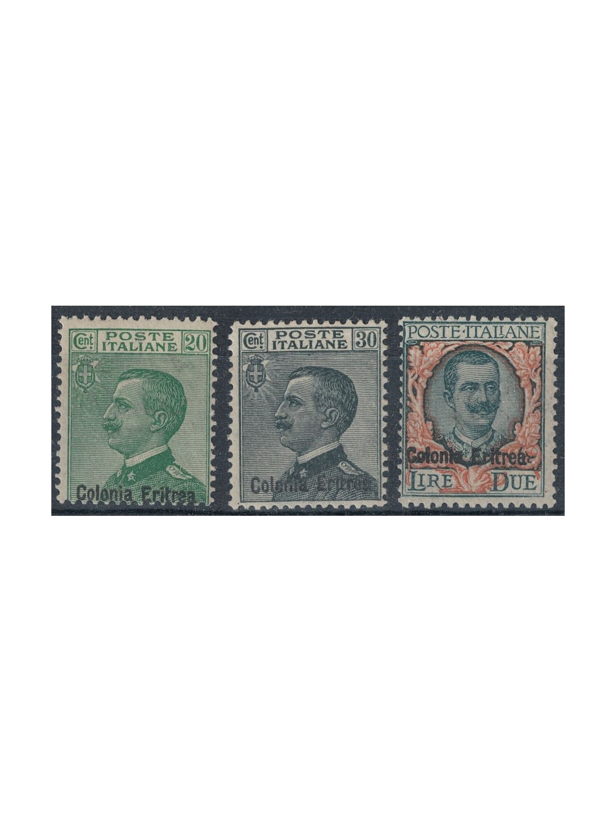 ERITREA 1925 Ordinary series 3v MNH** ©