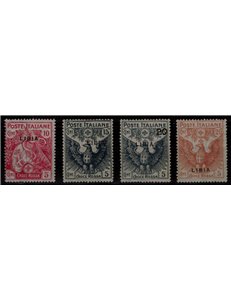 LIBIA 1915-16 Croce Rossa 4v MNH** ©