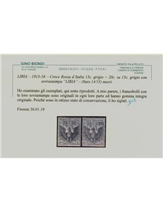 COLONIE LIBIA 1915-16 Croce Rossa 4v MNH** ©