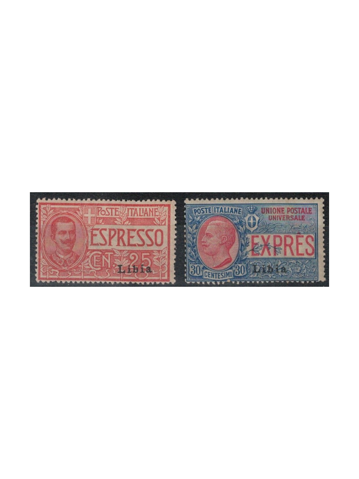 LIBIA 1915 Espressi 1° tipo 2v MNH**