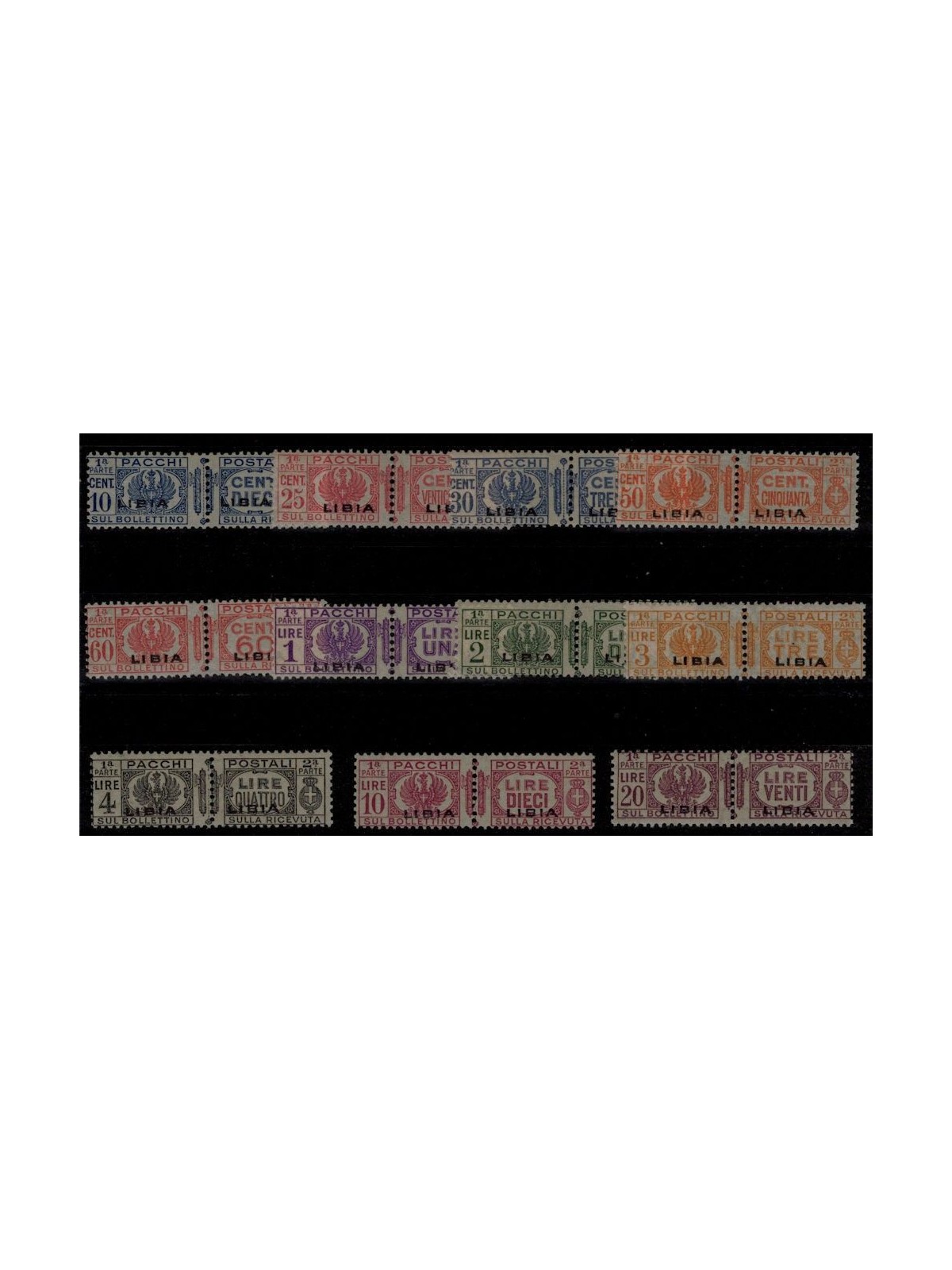LIBIA 1927-37 Pacchi postali 11v MNH** ©