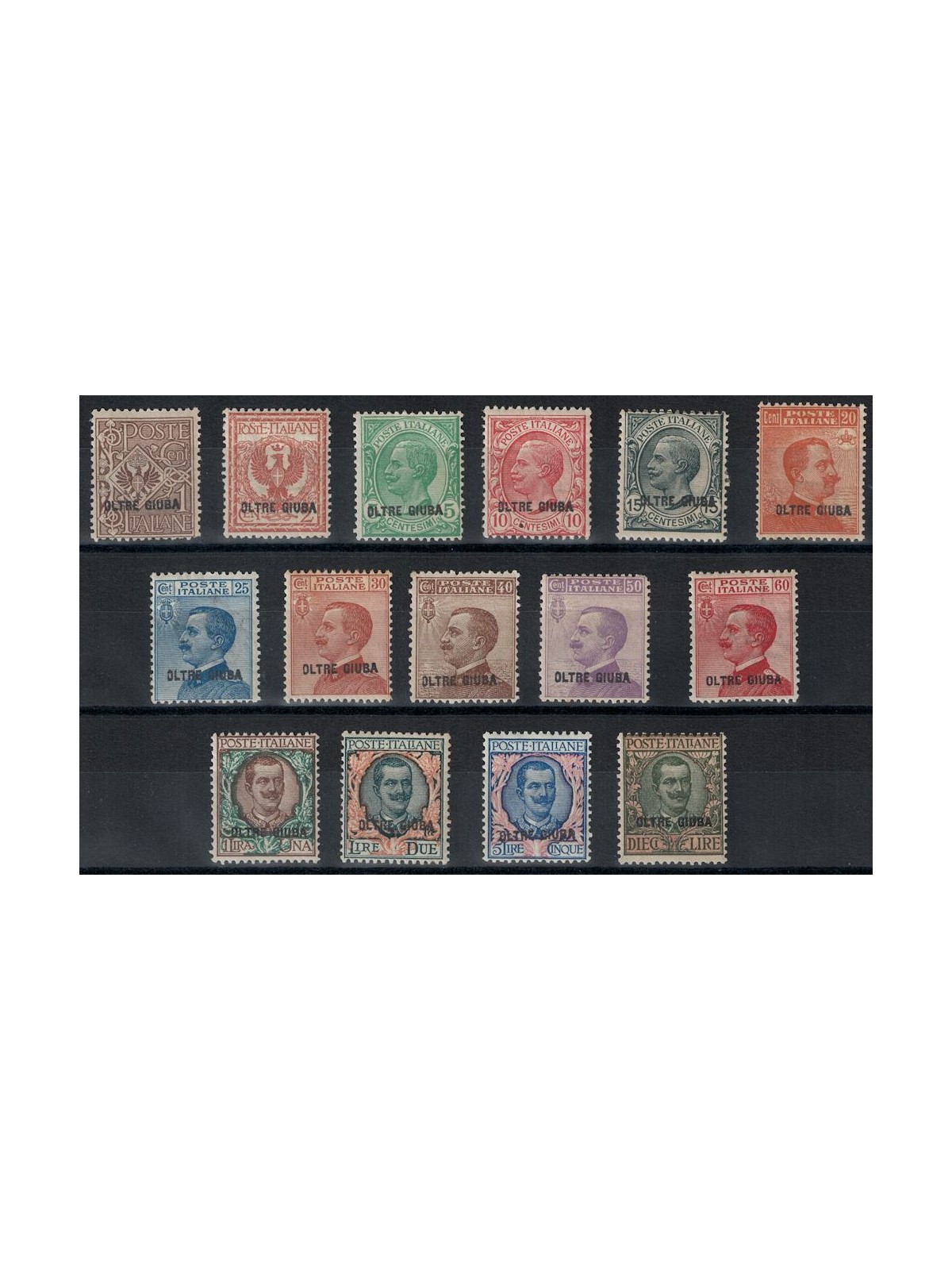 OLTRE GIUBA 1925 Serie ordinaria 15v MNH** © (Lusso)