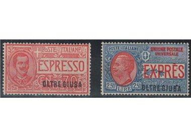 BEYOND GIUBA 1926 Express 2v MNH** © (Luxury)