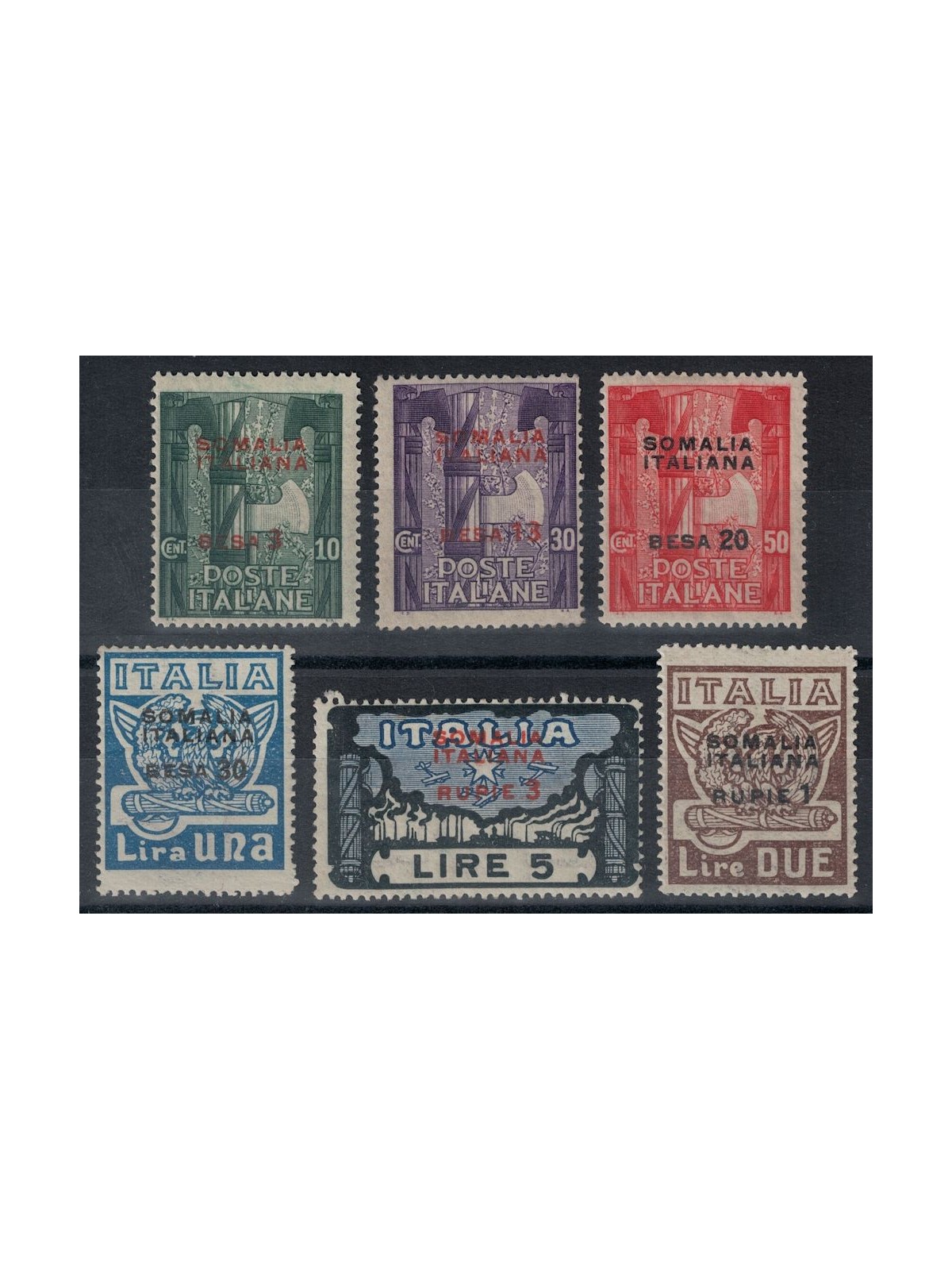 SOMALIA ITALIANA 1923 Marcia su Roma 6v MNH** ©