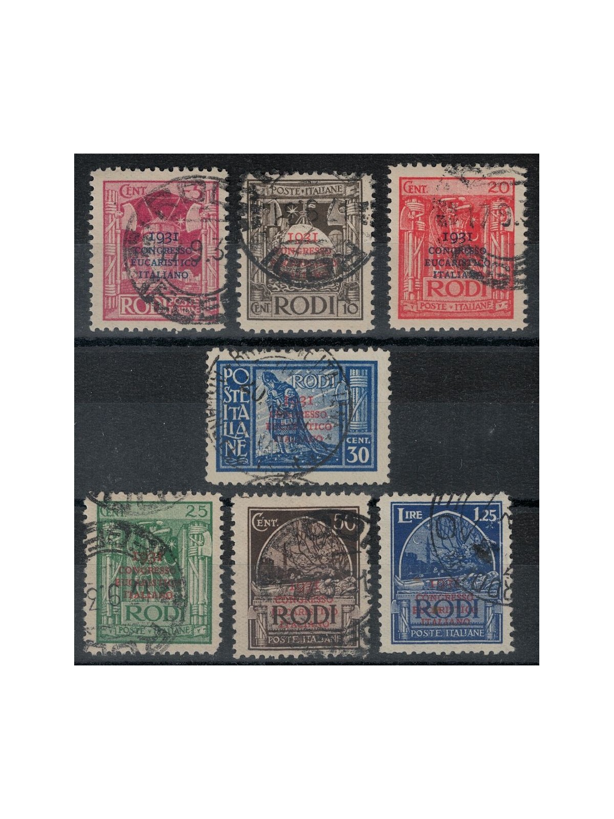 EGEO 1931 Italian Eucharistic Congress 7v us ©