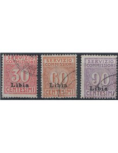 LIBIA 1915 Servizio commissioni 3v us ©