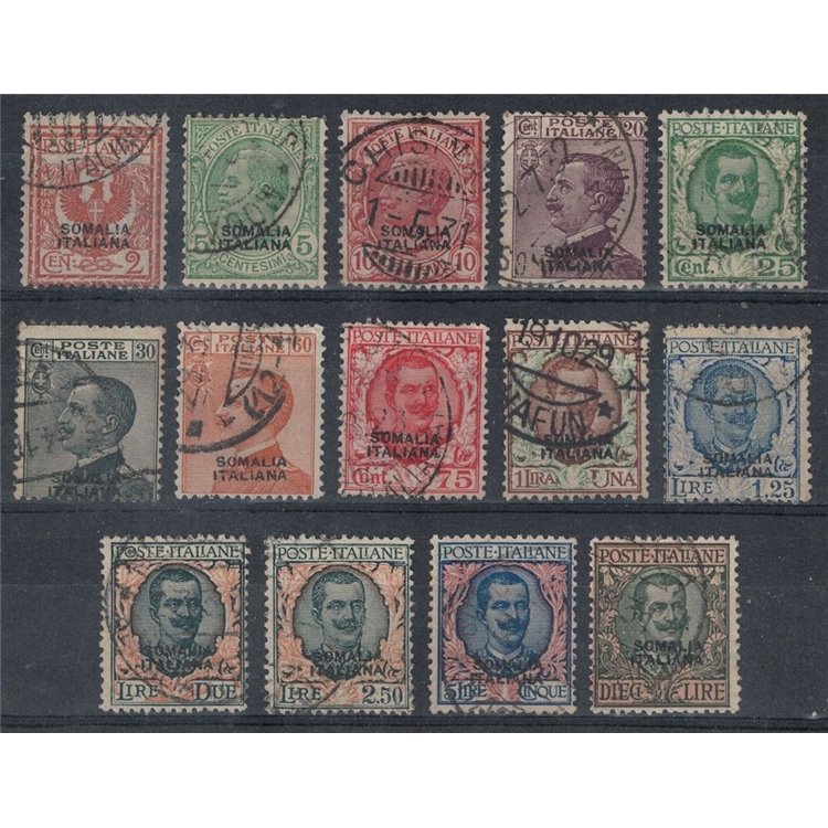 ITALIAN SOMALIA 1926-30 Ordinary series 14v us ©