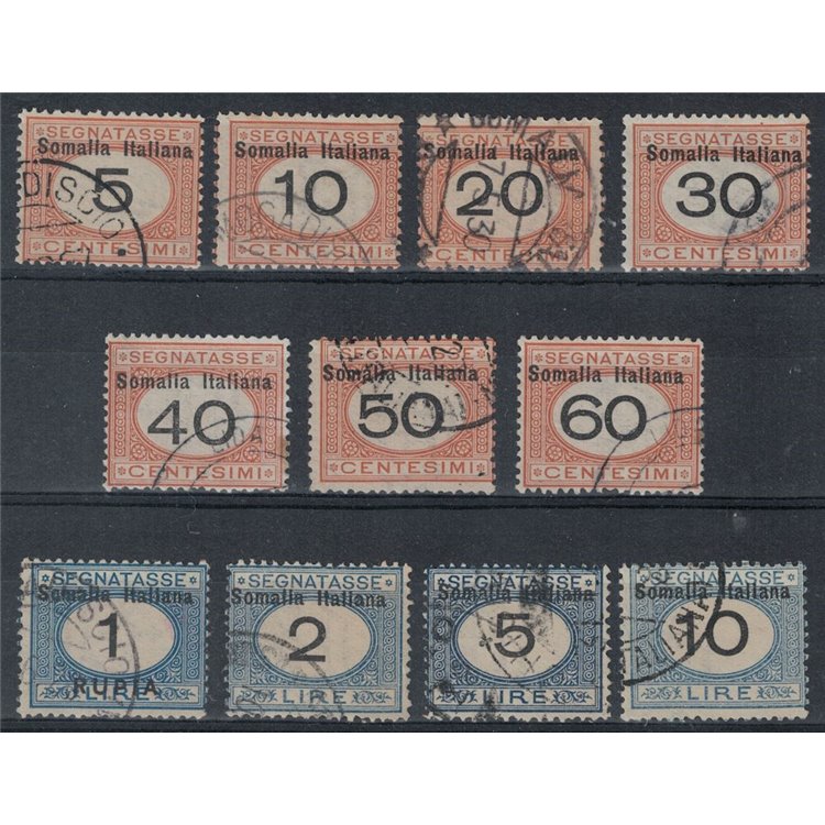 ITALIAN SOMALIA 1926 Postage Due 11v us ©