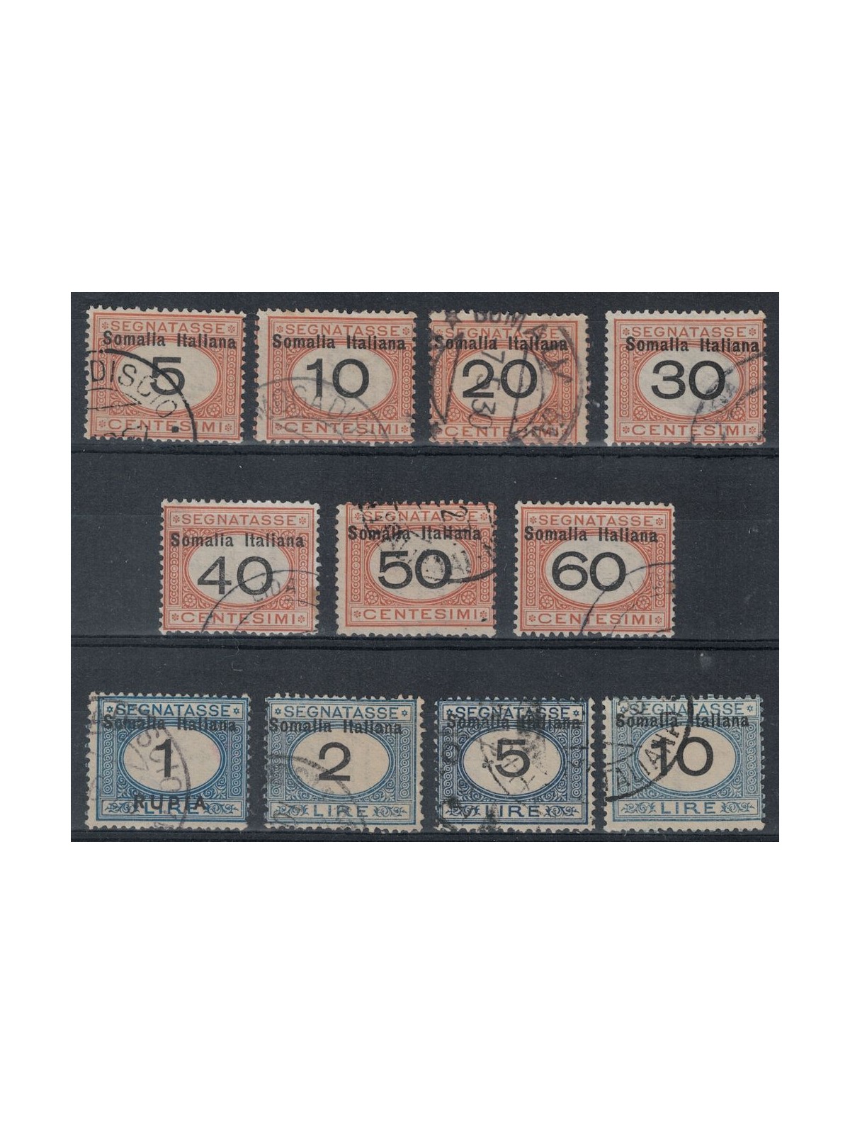 ITALIAN SOMALIA 1926 Postage Due 11v us ©