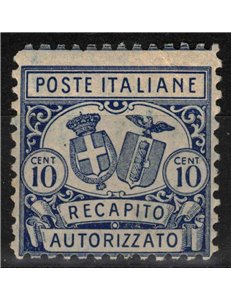 ITALY KINGDOM 1928 Authorized delivery (perf. 11) MNH**