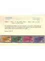 ITALIA REGNO 1934 Posta aerea Roma-Buenos Aires 4v us ©