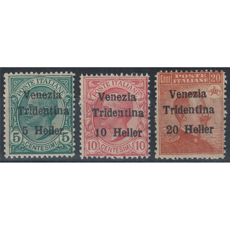 TRENTINO 1919 Venezia Tridentina 3v MNH**