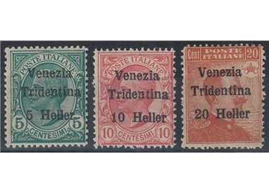 TRENTINO 1919 Venezia Tridentina 3v MNH**