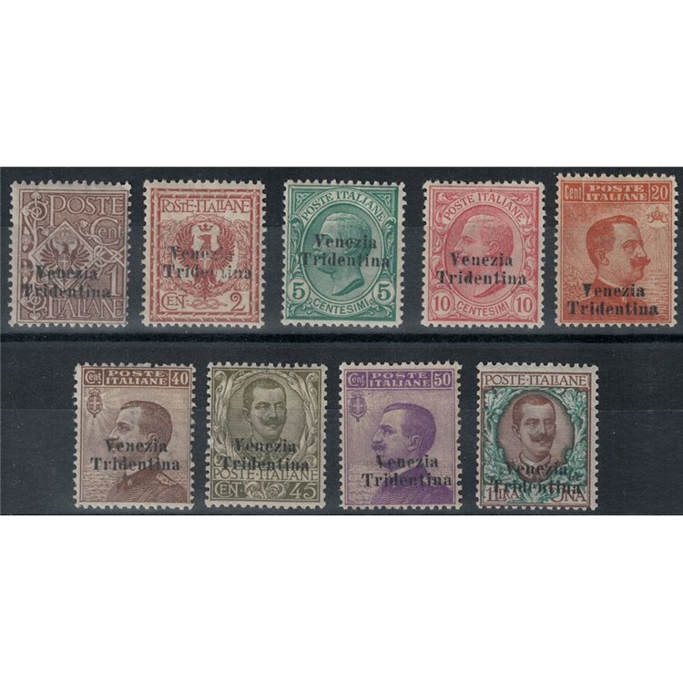 TRENTINO 1918 Venezia Tridentina 9v MNH** © (Lusso)